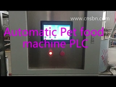 خط إنتاج الطارد ذو اللولب المزدوج الأوتوماتيكي بالكامل للقطط والكلاب SLG 70 مع التحكم PLC