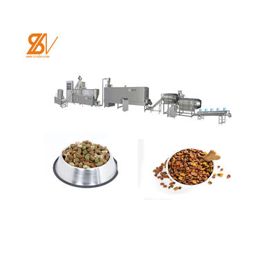 آلة صنع علف الكلاب الأوتوماتيكية بالكامل من الفولاذ المقاوم للصدأ مع التحكم بـ PLC