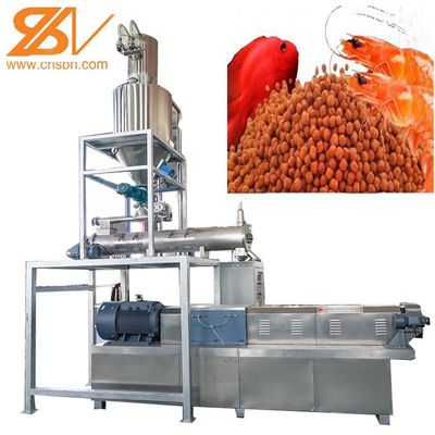 Small Capacity 100-600kg/H Sinking Floating Fish Feed Making Machine