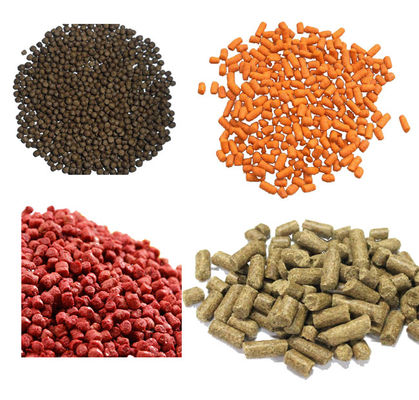 4TPH 5TPH طوافة آلة طحن تغذية الأسماك مع المسمار المزدوج