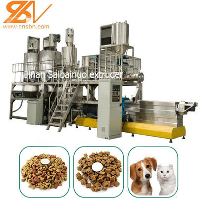 Energy Saving Automatic Pet Food Making Machinery Dog Food Production Plant